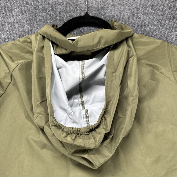 Ducks Unlimited Olive Spellout Waterproof Lightweight Full Zip Hooded Jacket XL - Picture 10 of 10